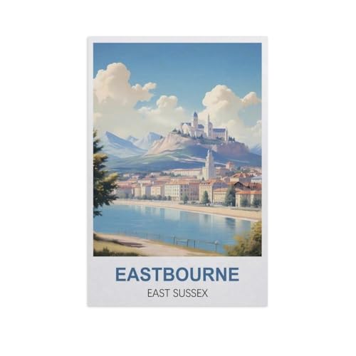 1000 Teile Puzzle Für Erwachsene Und Kinder，Eastbourne, East Sussex，Stressabbau Herausforderung Bodenpuzzle DIY Home Wanddekoration（38x26cm）-AN24 von GSBRSNTS