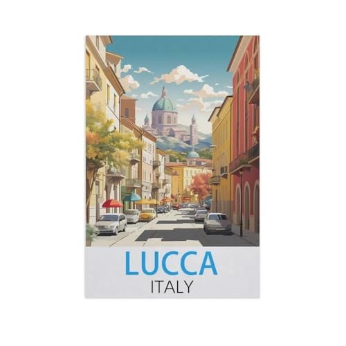1000Pcs，Lucca, Italien，Erwachsenen Dekompression Spiel Puzzle Studenten Spielzeug Für Kinder Weihnachten Geburtstagsgeschenke（50x70cm）-AK10 von GSBRSNTS