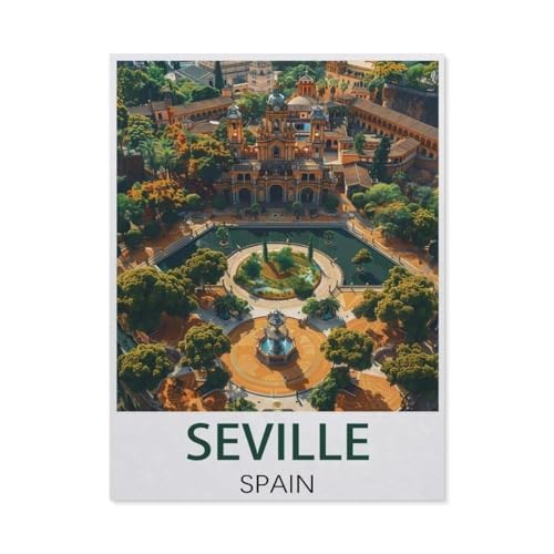 1000Pcs，Sevilla, Spanien，Erwachsenen Dekompression Spiel Puzzle Studenten Spielzeug Für Kinder Weihnachten Geburtstagsgeschenke（75x50cm）-W90 von GSBRSNTS