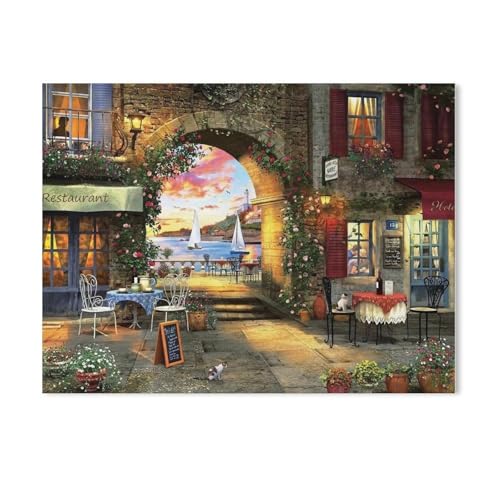 1000Pcs，Stadtlandschaft，Erwachsenen Dekompression Spiel Puzzle Studenten Spielzeug Für Kinder Weihnachten Geburtstagsgeschenke（38x26cm）-G78 von GSBRSNTS