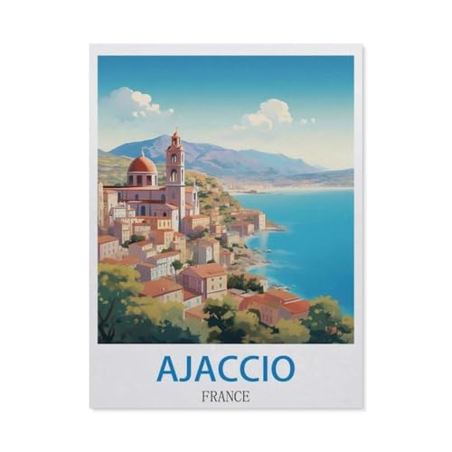 Ajaccio, Frankreich，Puzzles, 1000-teiliges Puzzle Für Erwachsene Und Kinder Ab 10 Jahren（75x50cm）-P25 von GSBRSNTS