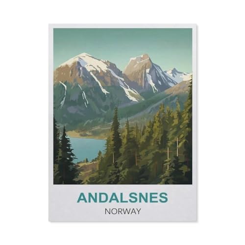 Andalsnes, Norwegen，Puzzle 1000 Teile Papier Puzzle Erwachsene Kinder Lernspielzeug Familie Dekompressionsspiel（38x26cm）-Q74 von GSBRSNTS