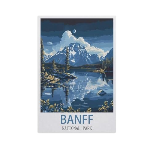 Banff Nationalpark，1000 Piece Puzzles Für Kid Adult Toy Geschenk DIY Game（50x70cm）-AJ92 von GSBRSNTS