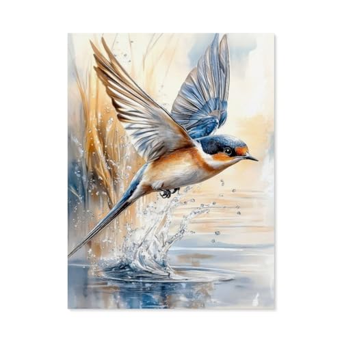 Blaumeise，Puzzles für Erwachsene 1000 Teile, Klassische Puzzle Puzzle Schwierig für Erwachsene Teenager Freizeit Spaß Spiel Spielzeug （38x26cm）-Y2 von GSBRSNTS