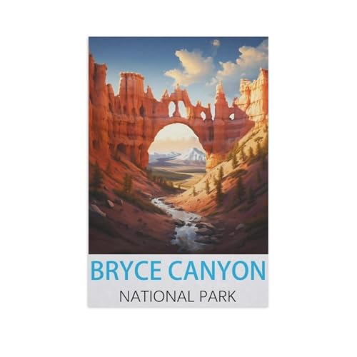 Bryce Canyon Nationalpark，Papier Landscape Puzzle, Jigsaw Puzzles 1000 Pieces, for Adult Kids Decompression Puzzle Nice Gifts（50x70cm）-AM5 von GSBRSNTS