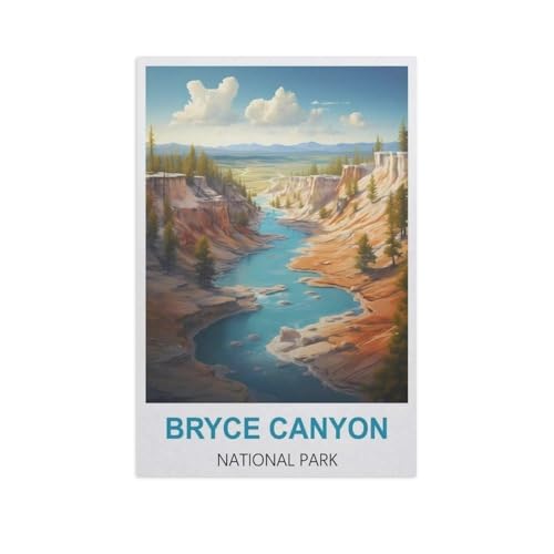 Bryce Canyon Nationalpark，Puzzles, 1000-teiliges Puzzle Für Erwachsene Und Kinder Ab 10 Jahren（75x50cm）-AJ5 von GSBRSNTS