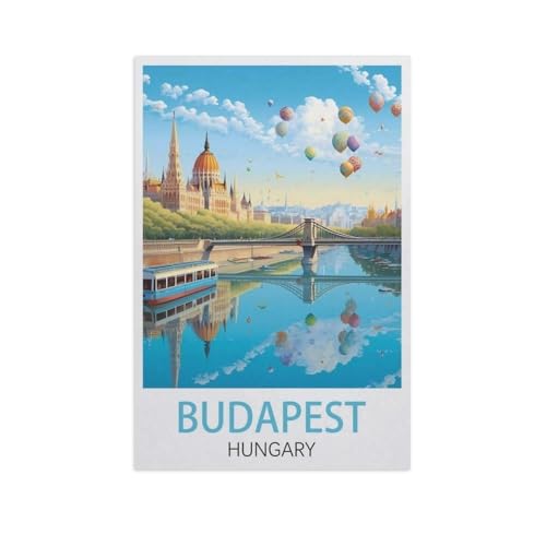 Budapest, Ungarn，Puzzle 1000 Teile Erwachsene Kinde Spaß Lernspielzeug Geschenke（38x26cm）-AN56 von GSBRSNTS