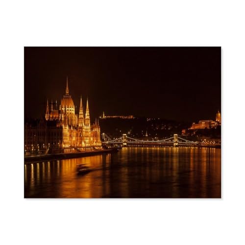Budapest City，Puzzles, 1000-teiliges Puzzle Für Erwachsene Und Kinder Ab 10 Jahren（38x26cm）-C5 von GSBRSNTS