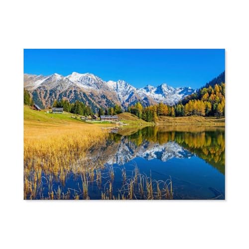 Der Duisitzkarsee，Puzzle 1000 Teile für Erwachsene, Klassische Puzzle Teenager Jungen Mädchen Puzzle Puzzles Spiele Pädagogisches Geschenk Home Decor（38x26cm）-G40 von GSBRSNTS