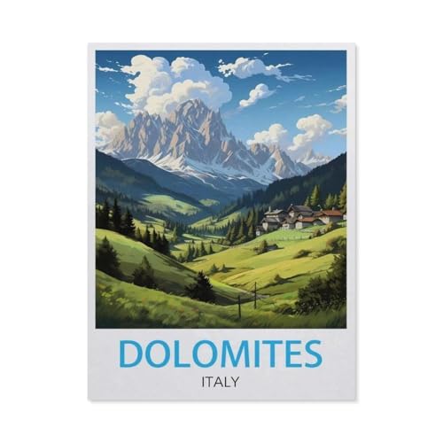 Dolomiten, Italien，Puzzles, 1000-teiliges Puzzle Für Erwachsene Und Kinder Ab 10 Jahren（38x26cm）-T63 von GSBRSNTS