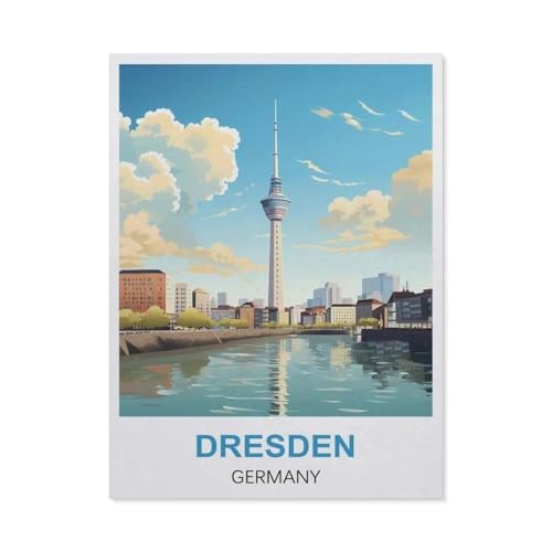 Dresden, Deutschland，1000 Stück Erwachsene Papier Landschaft Puzzles Für Kinder Lernspielzeug Geschenke（50x70cm）-S29 von GSBRSNTS