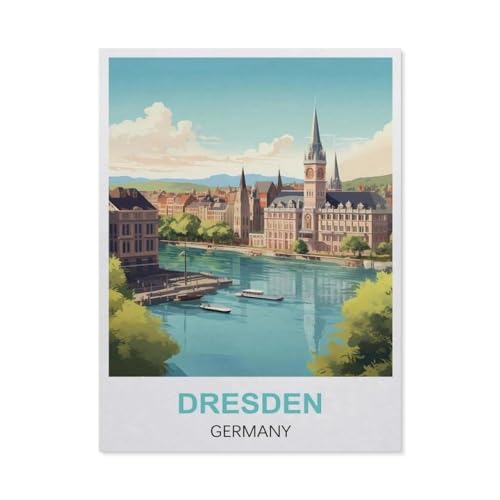 Dresden, Deutschland，Puzzles 1000 Teile für Erwachsene, Klassische Puzzle Jungen Mädchen Puzzle für Kinder Teenager Lernspiel Spielzeug（75x50cm）-Q70 von GSBRSNTS