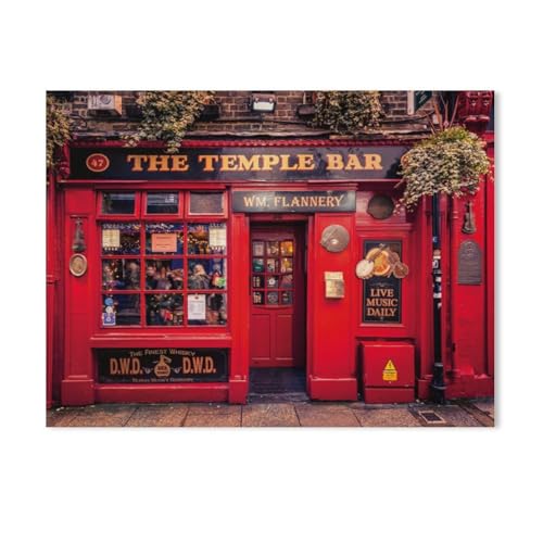 Dublin，Puzzle 1000 Teile Papier Puzzle Erwachsene Kinder Lernspielzeug Familie Dekompressionsspiel（38x26cm）-AD94 von GSBRSNTS