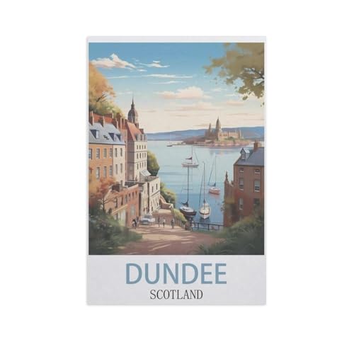 Dundee, Schottland，1000 Stück Erwachsene Papier Landschaft Puzzles Für Kinder Lernspielzeug Geschenke（50x70cm）-AN55 von GSBRSNTS