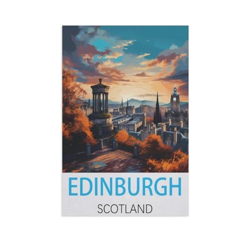 Edinburgh, Schottland，Puzzle 1000 Teile für Erwachsene, Klassische Puzzle Teenager Jungen Mädchen Puzzle Puzzles Spiele Pädagogisches Geschenk Home Decor（38x26cm）-AL94 von GSBRSNTS