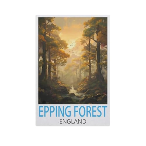 Epping Forest, England，1000 Piece Puzzles Für Kid Adult Toy Geschenk DIY Game（75x50cm）-AL38 von GSBRSNTS
