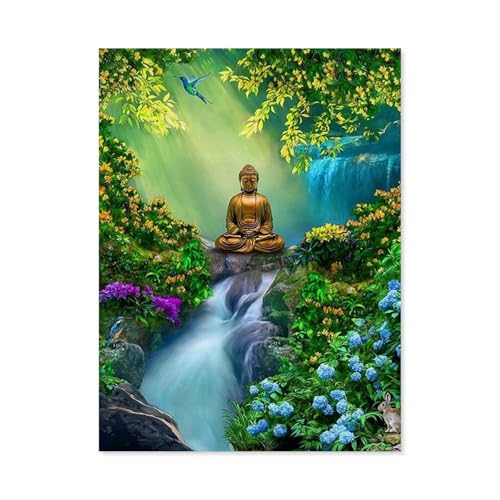 Erwachsene Puzzle 1000 Stück DIY Holz pielzeug，Religiöser Buddha，Creative Einzigartiges Geschenk Persönlichkeit Spiel Erwachsener Kind Puzzle Spielzeug（75x50cm）-G84 von GSBRSNTS