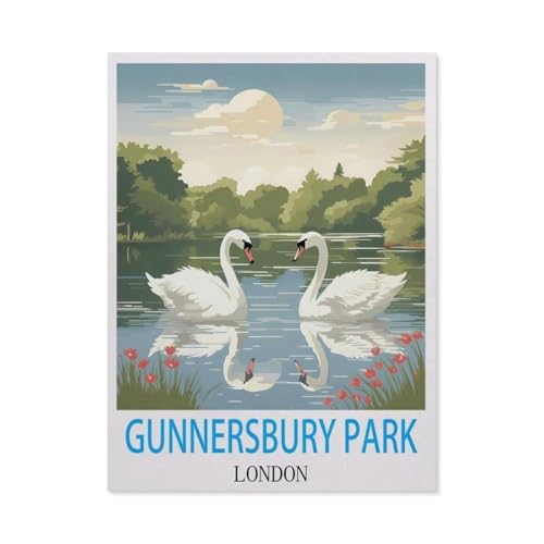 Gunnersbury Park, London, England，1000 Teile Puzzle Erwachsene Dekompressionsspielzeug Erwachsene Ideales Pädagogisches Puzzle Erwachsene Spiele Geschenk（38x26cm）-S26 von GSBRSNTS
