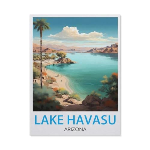 Havasu See, Arizona，1000 Stück Erwachsene Holz Landschaft Puzzles Für Kinder Lernspielzeug Geschenke（75x50cm）-V24 von GSBRSNTS