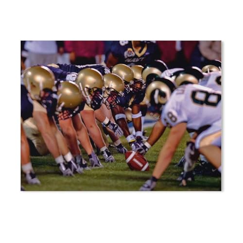 Holz Jigsaw Puzzle 1000 Stück，Kraft und Taktik - American Football，Erwachsene Kinder Spielzeug Dekompressionsspiel（75x50cm）-AF62 von GSBRSNTS