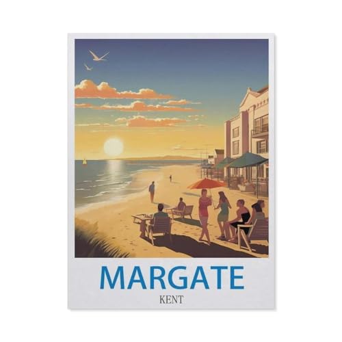 Holz Jigsaw Puzzle 1000 Stück，Margate, Kent, England，Erwachsene Kinder Spielzeug Dekompressionsspiel（75x50cm）-P50 von GSBRSNTS