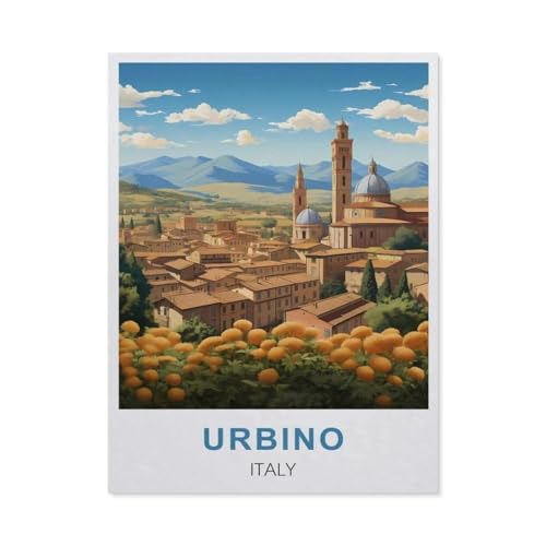 Holz Jigsaw Puzzle 1000 Stück，Urbino, Italien，Erwachsene Kinder Spielzeug Dekompressionsspiel（75x50cm）-T15 von GSBRSNTS