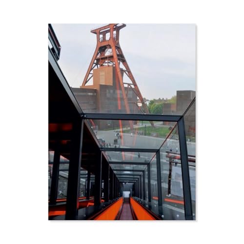 Holz Jigsaw Puzzle 1000 Stück，Zeche Zollverein Essen，Erwachsene Kinder Spielzeug Dekompressionsspiel（75x50cm）-AB24 von GSBRSNTS