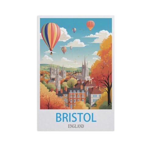 Holz Puzzle 1000 Stück，Bristol, England，Lernspielzeug Für Erwachsene Geburtstagsgeschenk（75x50cm）-AJ24 von GSBRSNTS