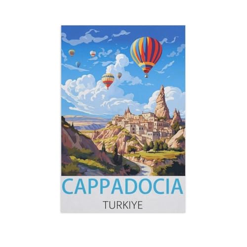 Holz Puzzle 1000 Stück，Kapadokien, Türkei，Puzzles Lernspielzeug Für Erwachsene Geburtstagsgeschenk（75x50cm）-AK78 von GSBRSNTS