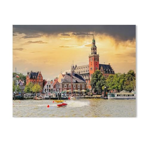Holz Puzzle 1000 Stück，Ostfriesland, Leer，Puzzles Lernspielzeug Für Erwachsene Geburtstagsgeschenk（75x50cm）-Z4 von GSBRSNTS