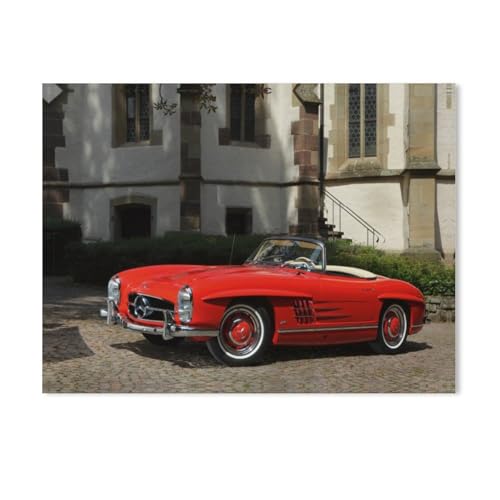 Holz Puzzle 1000 Stück，Roadster，Erwachsene Kinder Spielzeug Dekompression Spiel（75x50cm）-AC65 von GSBRSNTS
