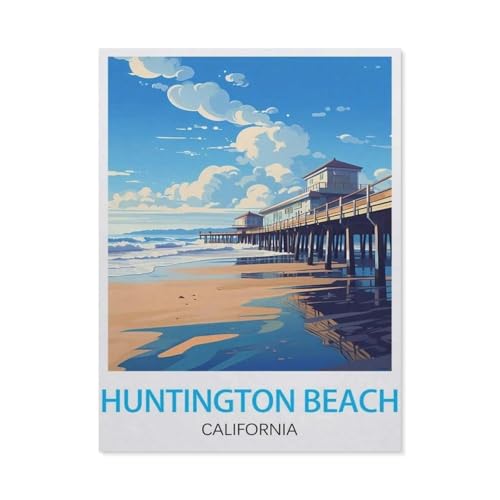 Huntington Beach, Kalifornien，Puzzles, 1000-teiliges Puzzle Für Erwachsene Und Kinder Ab 10 Jahren（38x26cm）-V85 von GSBRSNTS