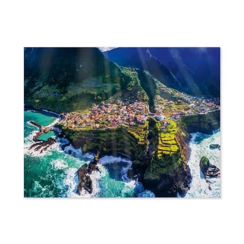 Insel Madera, Portugal，Puzzles, 1000-teiliges Puzzle Für Erwachsene Und Kinder Ab 10 Jahren（75x50cm）-D51 von GSBRSNTS