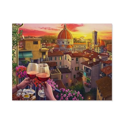 Jigsaw Puzzles 1000 Stück，Abendstimmung，Für Papierkinder Spiele Lernspielzeug（38x26cm）-A81 von GSBRSNTS