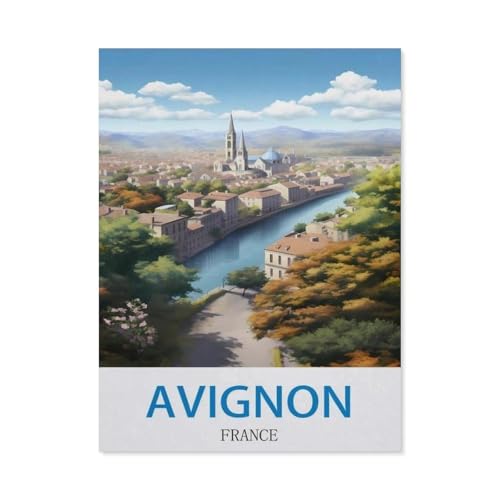 Jigsaw Puzzles 1000 Stück，Avignon, Frankreich，Für Holzkinder Spiele Lernspielzeug（75x50cm）-Q20 von GSBRSNTS