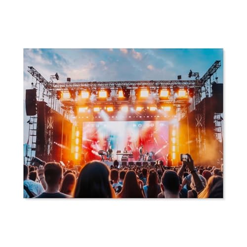 Jigsaw Puzzles 1000 Stück，EIN Festival, das Man nie vergisst，Für Papierkinder Spiele Lernspielzeug（38x26cm）-AH8 von GSBRSNTS