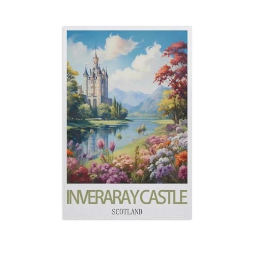 Jigsaw Puzzles 1000 Stück，Inveraray Castle, Schottland，Für Papierkinder Spiele Lernspielzeug（38x26cm）-AI54 von GSBRSNTS