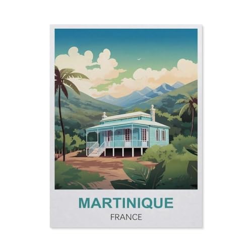 Jigsaw Puzzles 1000 Stück，Martinique, Frankreich，Für Holzkinder Spiele Lernspielzeug（75x50cm）-Q93 von GSBRSNTS