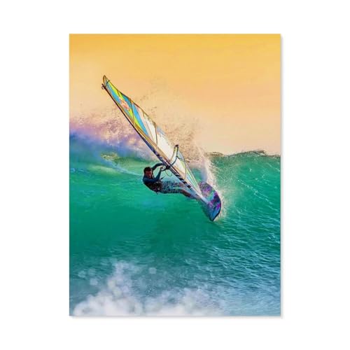 Jigsaw Puzzles 1000 Stück，Windsurfen - nur Fliegen ist schöner，Für Papierkinder Spiele Lernspielzeug（38x26cm）-AF59 von GSBRSNTS