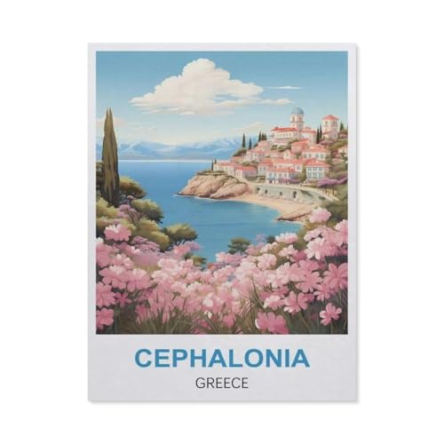 Kephalonien, Griechenland，Puzzle 1000 Teile Erwachsene Kinde Spaß Lernspielzeug Geschenke（50x70cm）-R57 von GSBRSNTS