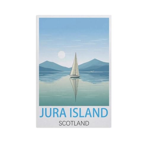 Klassisches Puzzle 3D Puzzle DIY Kit Holz Spielzeug Einzigartiges Geschenk，Jura Island, Schottland，Klassisches Puzzle 3D Puzzle DIY Kit Holz Spielzeug Einzigartiges Geschenk（75x50cm）-AM49 von GSBRSNTS