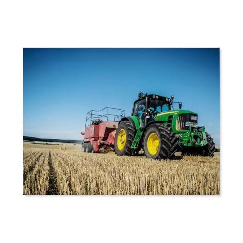 Mähdrescher，Puzzles 1000 Teile für Erwachsene, Klassische Puzzle Kinder Puzzle Herausfordernde Und Schwierige Rätsel für Erwachsene Und Jugendliche（75x50cm）-G44 von GSBRSNTS
