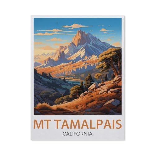 Mount Tamalpais, Kalifornien，Puzzles 1000 Teile für Erwachsene, Klassische Puzzle Jungen Mädchen Puzzle für Kinder Teenager Lernspiel Spielzeug（38x26cm）-X30 von GSBRSNTS
