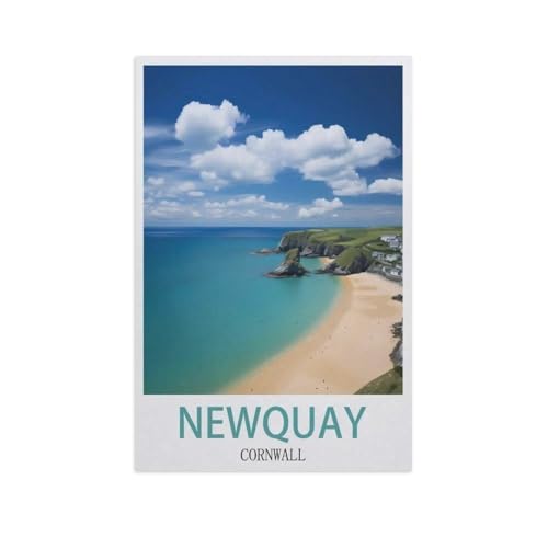 Newquay, Cornwall，Puzzles, 1000-teiliges Puzzle Für Erwachsene Und Kinder Ab 10 Jahren（75x50cm）-AI32 von GSBRSNTS