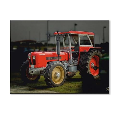 Oldtimer Traktor，1000 Stück Erwachsene Papier Landschaft Puzzles Für Kinder Lernspielzeug Geschenke（38x26cm）-AC57 von GSBRSNTS
