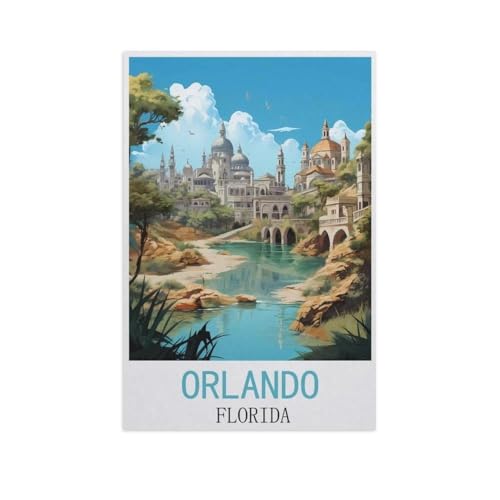 Orlando, Florida，Puzzles 1000 Teile für Erwachsene, Klassische Puzzle Kinder Puzzle Herausfordernde Und Schwierige Rätsel für Erwachsene Und Jugendliche（50x70cm）-AM65 von GSBRSNTS
