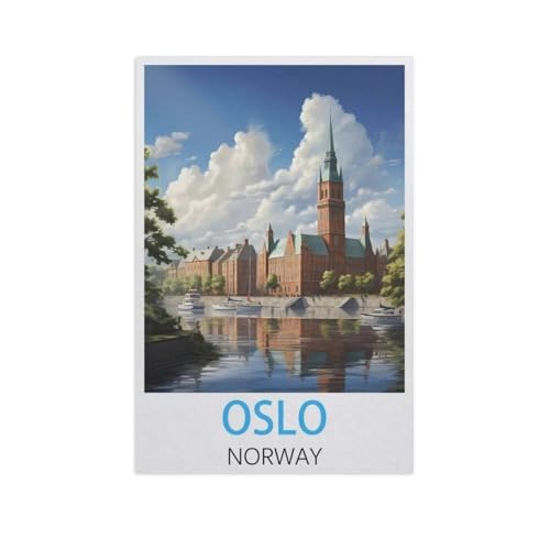 Oslo, Norwegen，Papier Puzzle 1000 Stück Adult Toys Dekompressionsspiel（38x26cm）-AL28 von GSBRSNTS