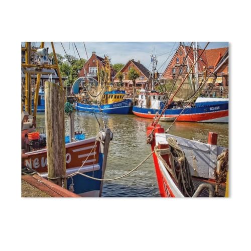Ostfriesland，Puzzles, 1000-teiliges Puzzle Für Erwachsene Und Kinder Ab 10 Jahren（50x70cm）-AA23 von GSBRSNTS