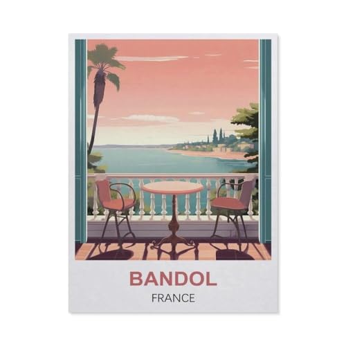 Papier Puzzle 1000 Stück，Bandol, Frankreich，Lernspielzeug Für Erwachsene Geburtstagsgeschenk（38x26cm）-Q90 von GSBRSNTS