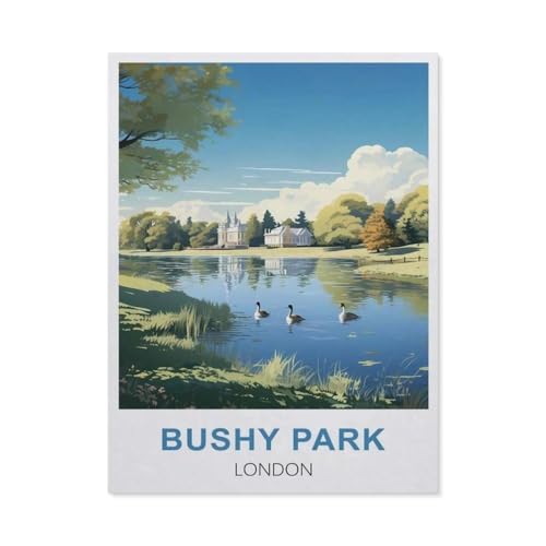 Papier Puzzle 1000 Stück，Bushy Park, London, England，Erwachsene Kinder Spielzeug Dekompression Spiel（50x70cm）-T10 von GSBRSNTS